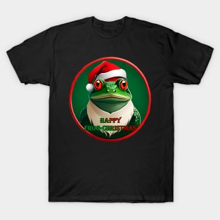 Happy Frog-Christmas T-Shirt